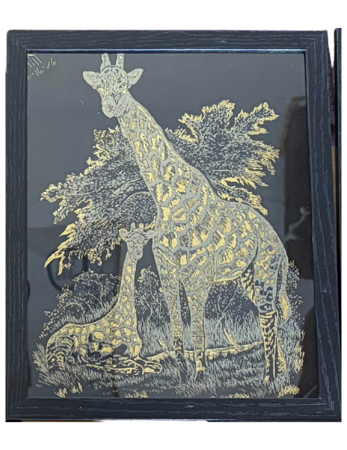 Framed ScratchArt by KC