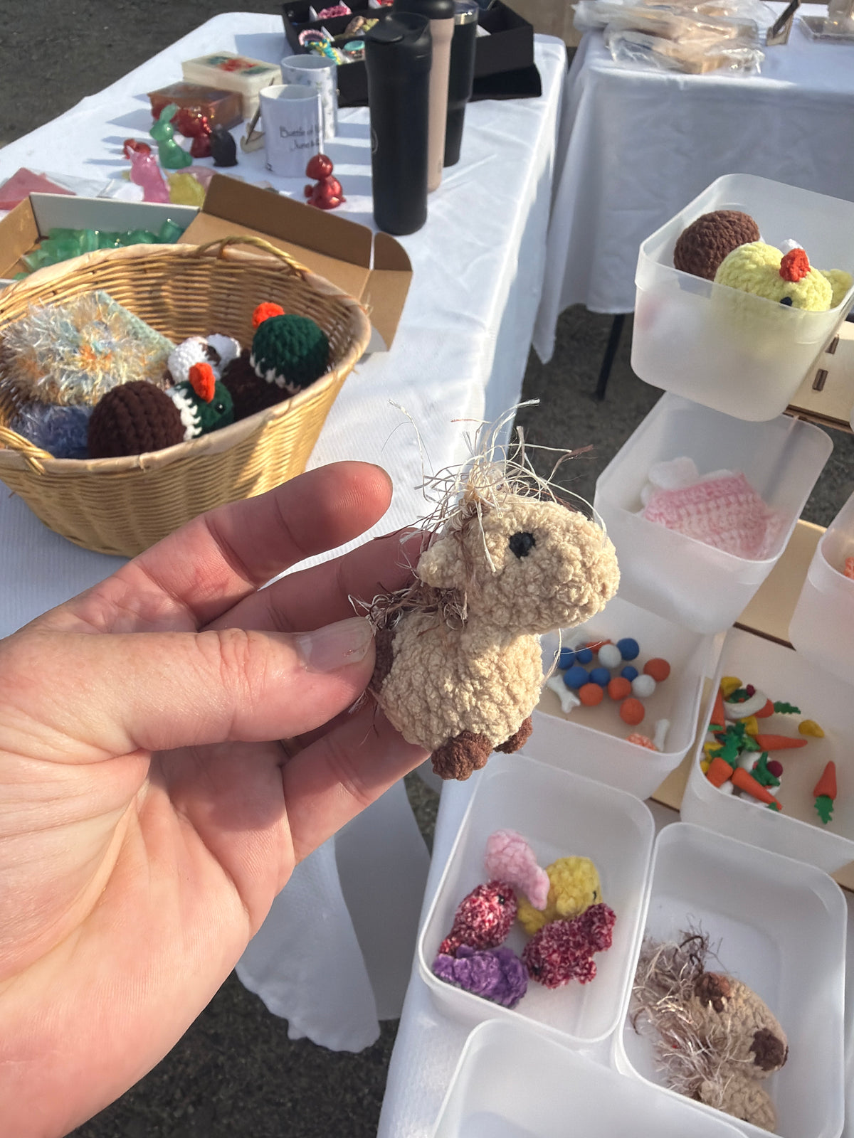 Mini crocheted animal