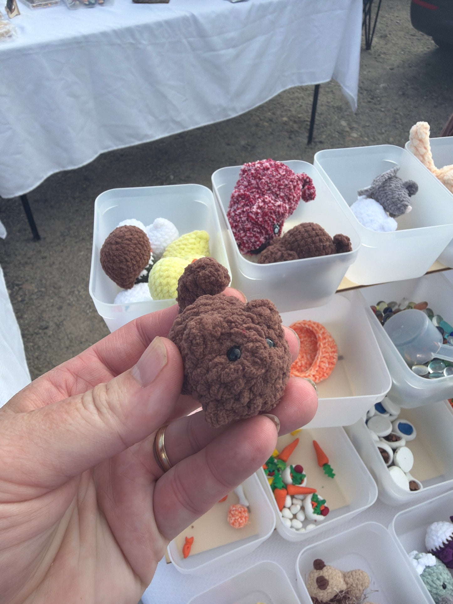 Mini crocheted animal