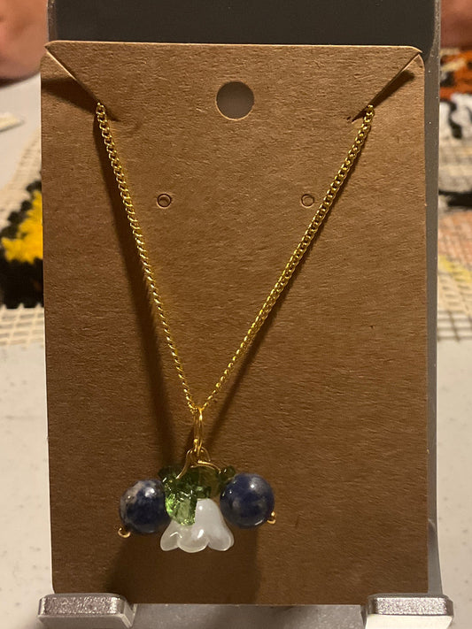 Blueberry necklace