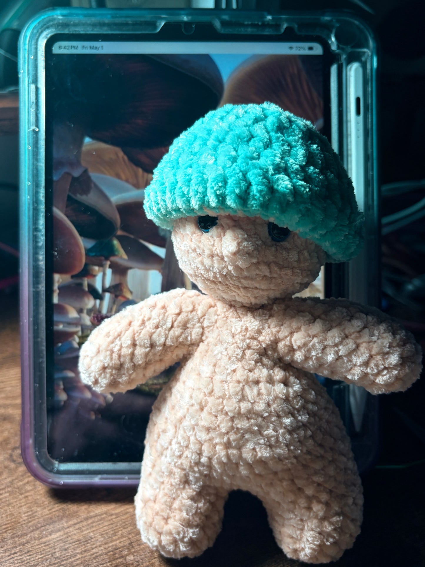 Crocheted Mushroom doll