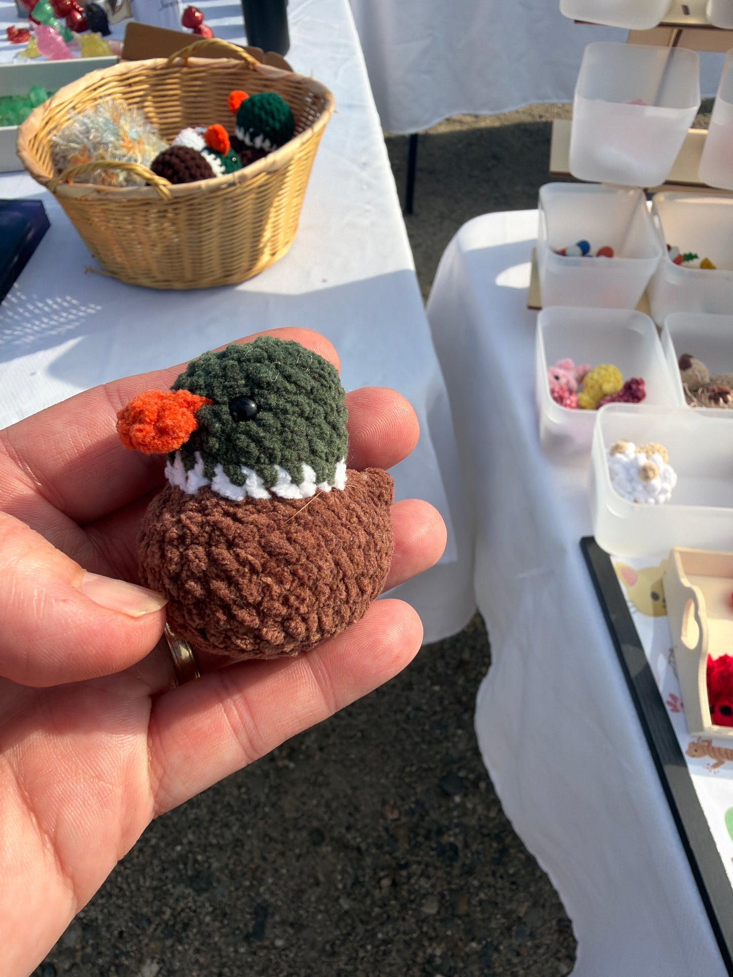 Mini crocheted animal