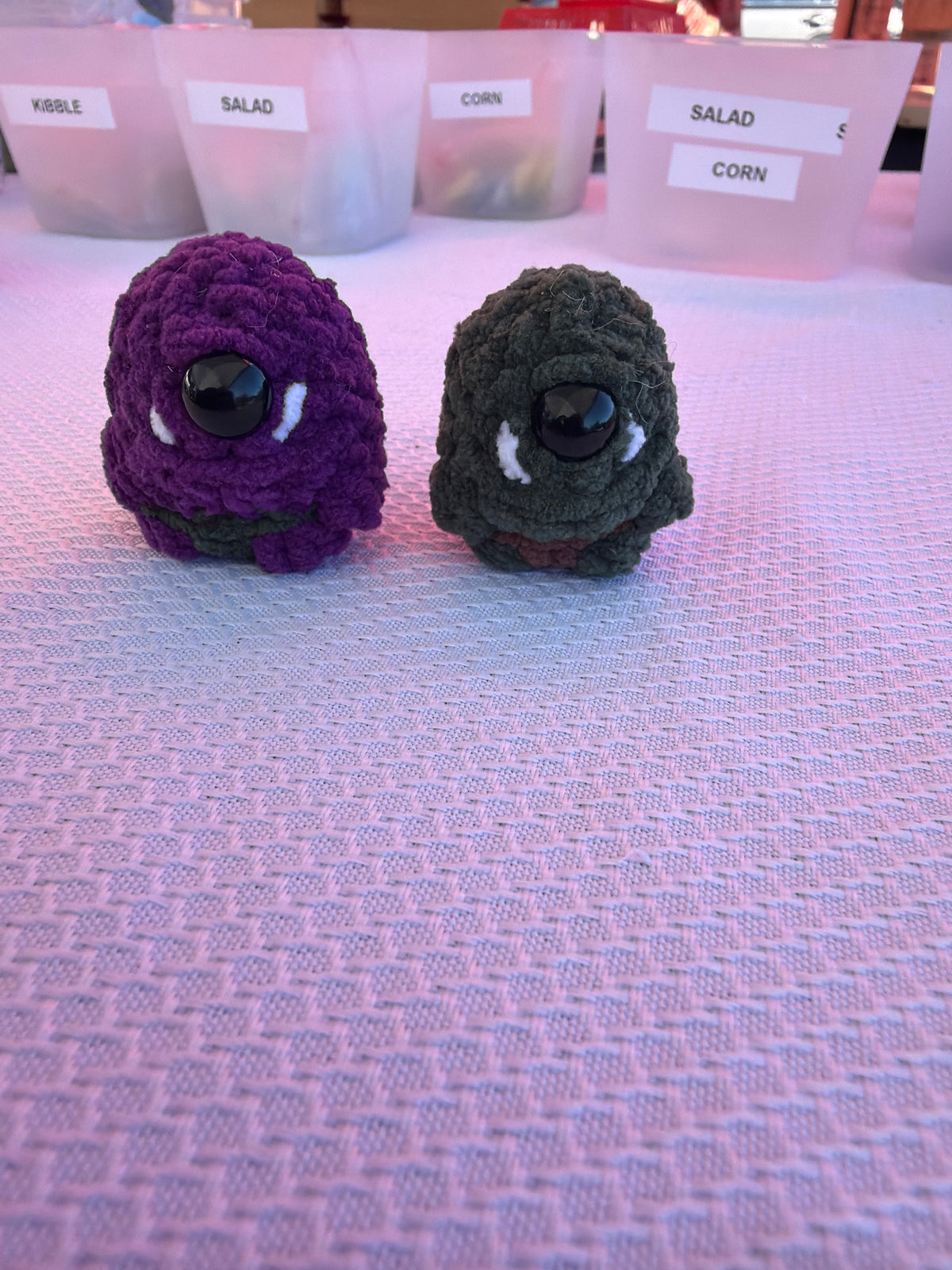 Crocheted Halloween-themed Buddies