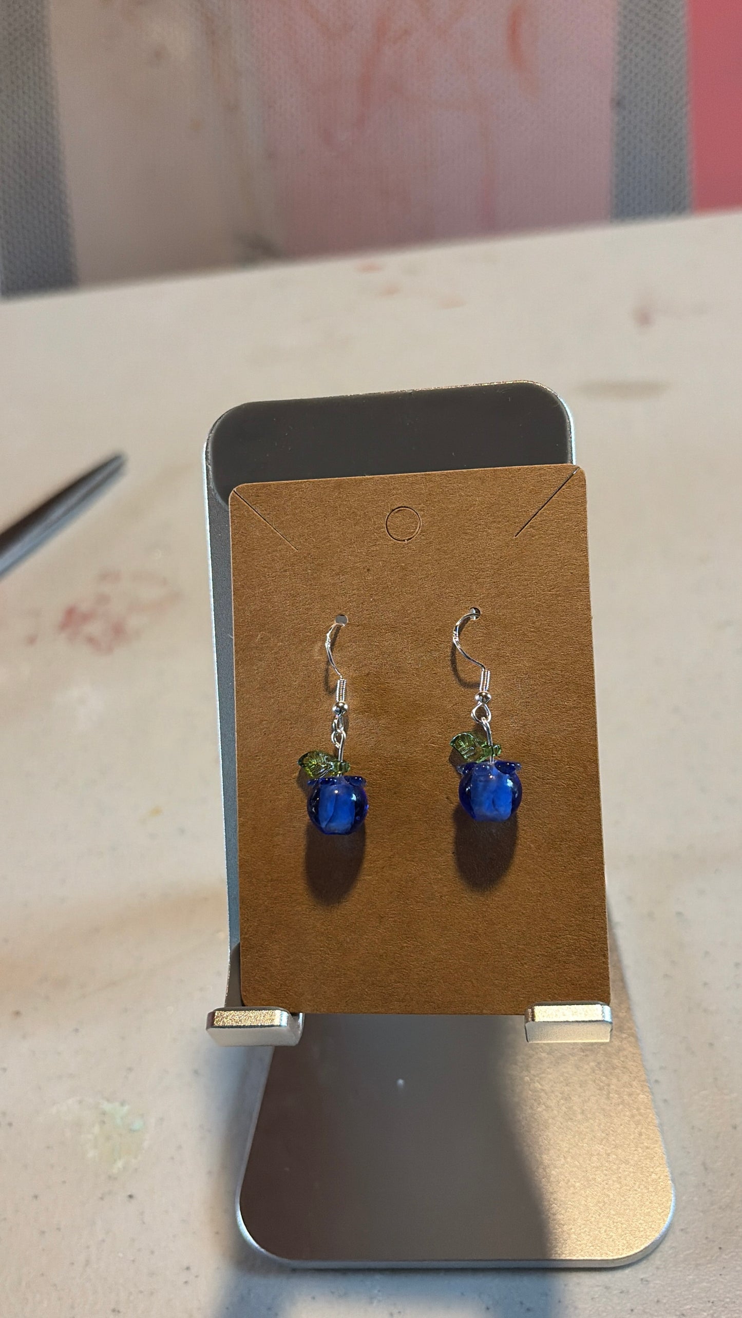 Blueberry earrings