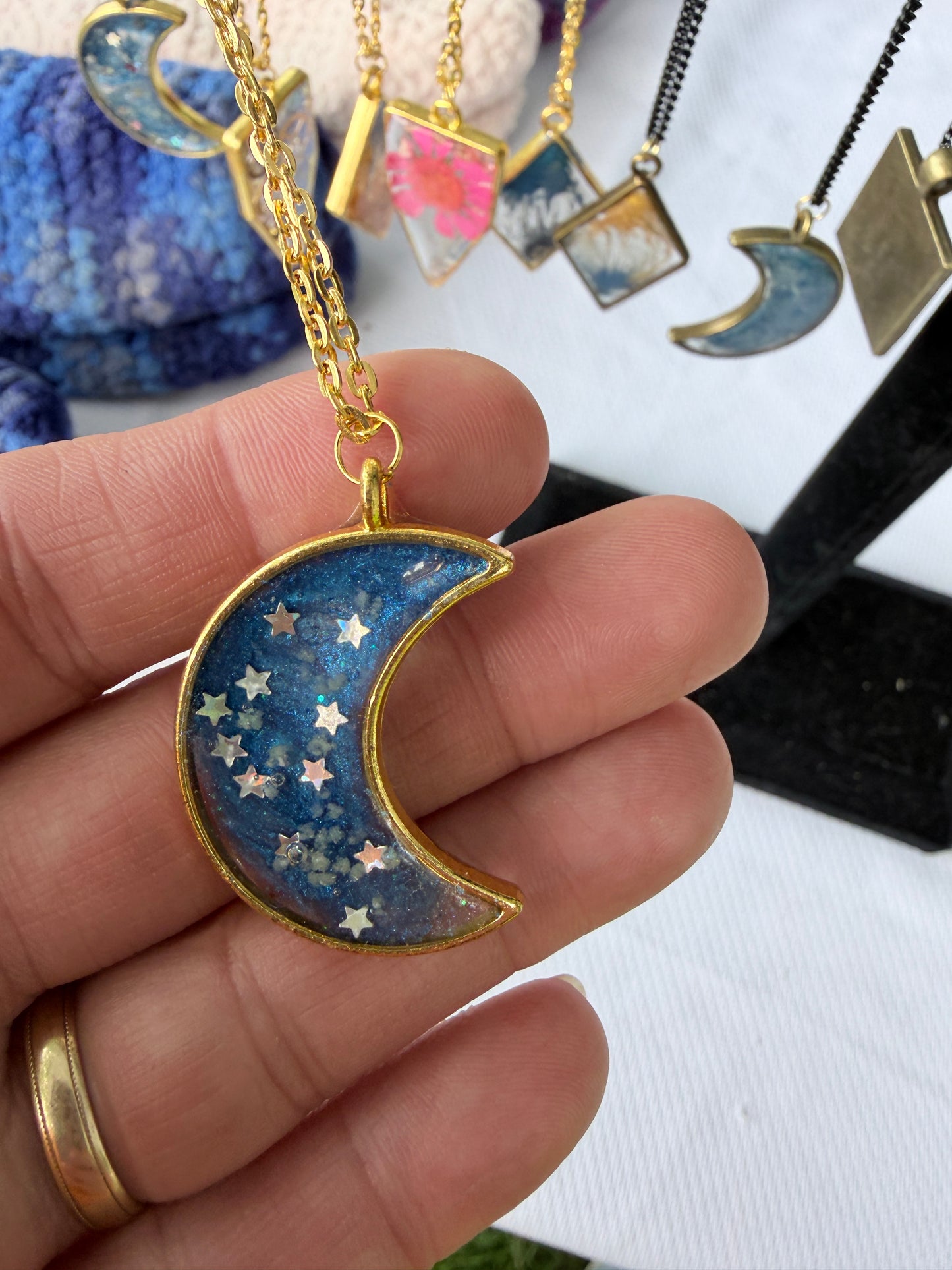 18" Resin Bezel Necklace