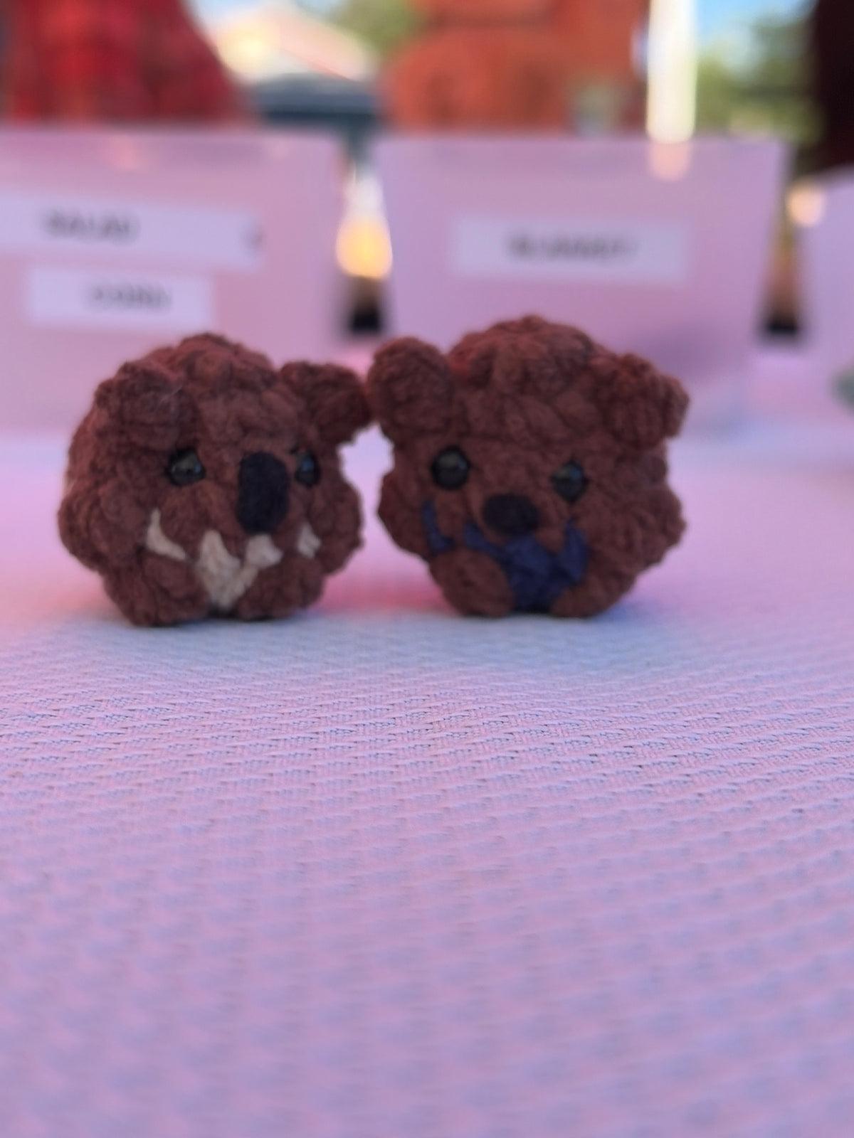 Crocheted Halloween-themed Buddies