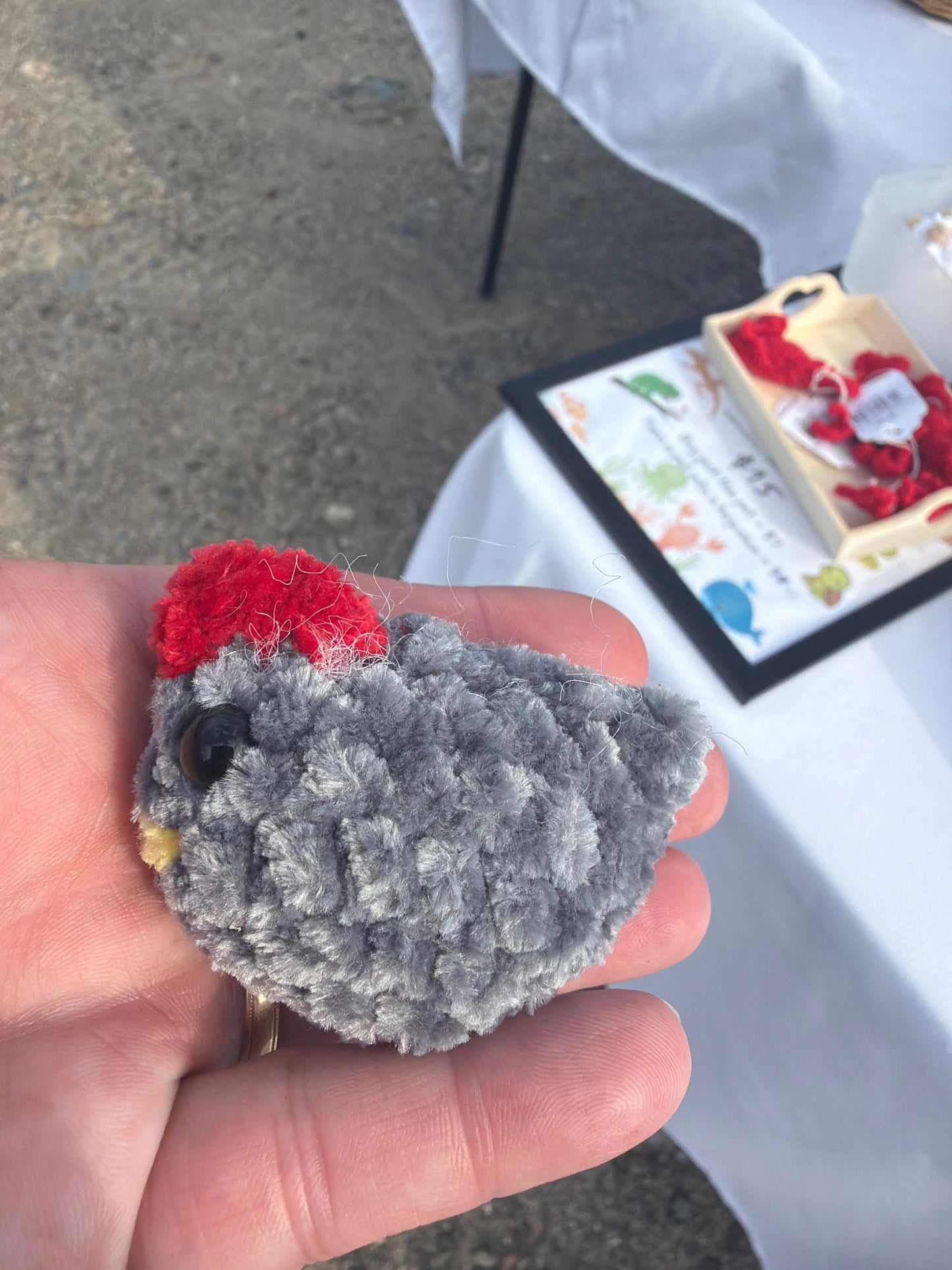 Mini crocheted animal