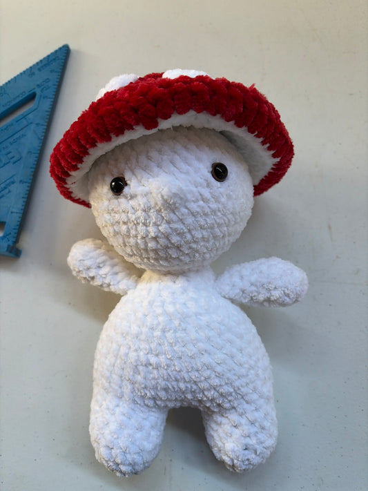 Crocheted Mushroom doll
