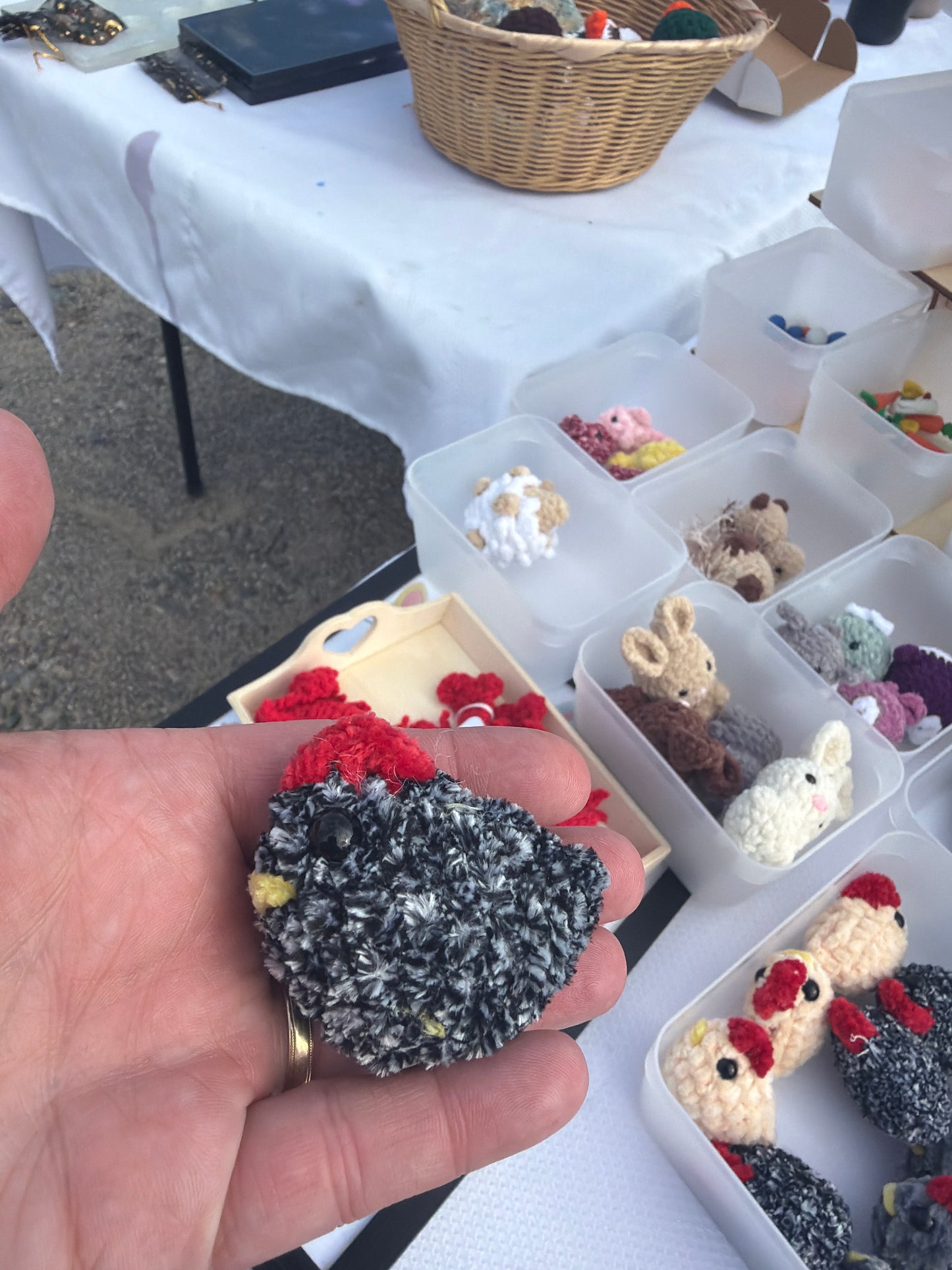 Mini crocheted animal