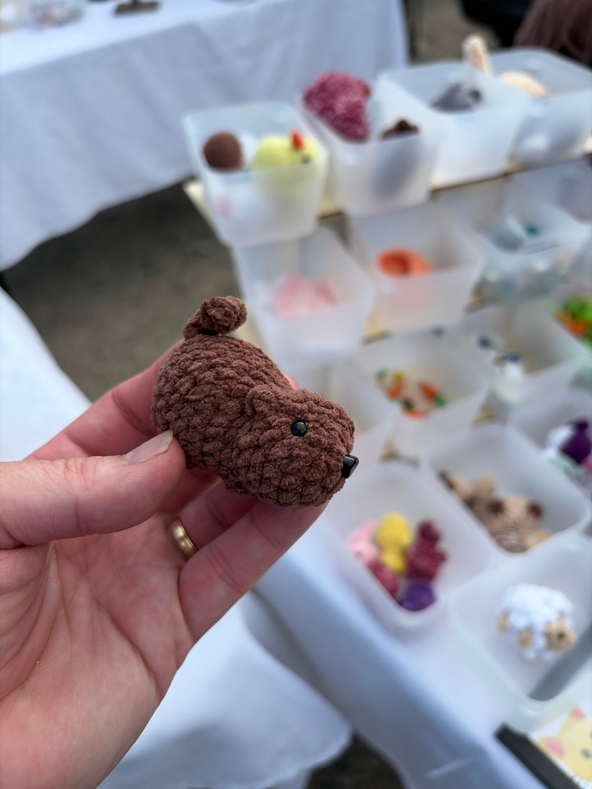 Mini crocheted animal