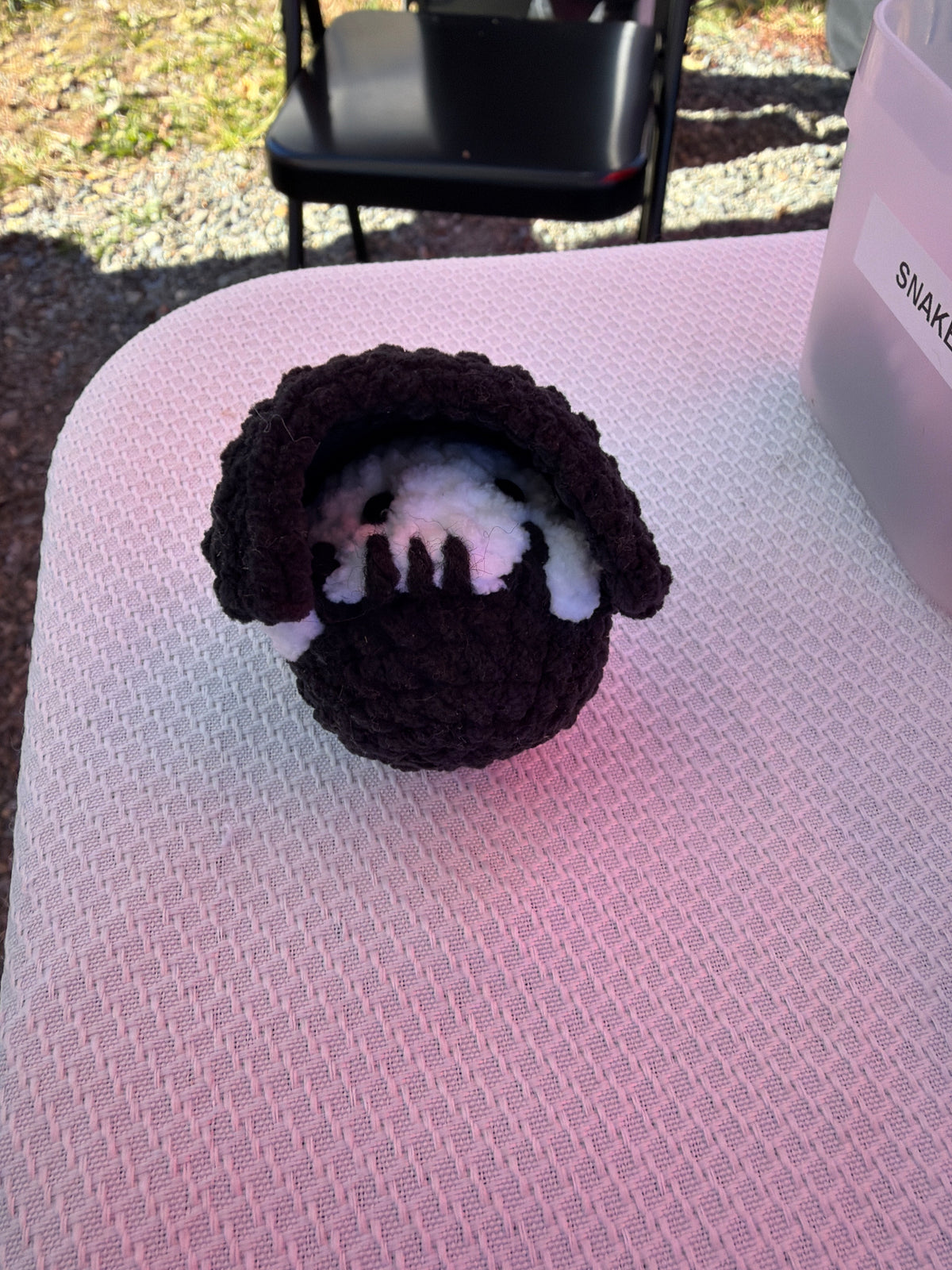 Crocheted Halloween-themed Buddies