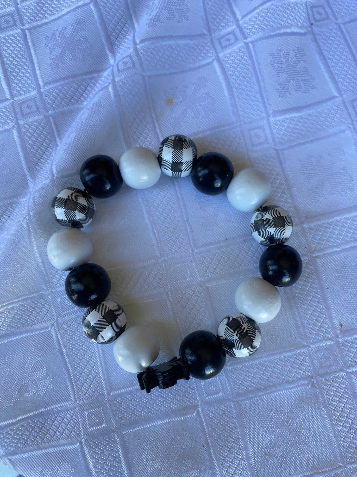 Halloween themed Wooden stretch bracelets