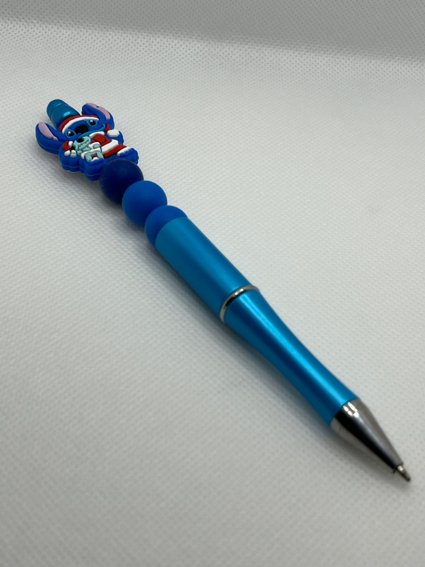 Silicone Beaded Pen with a focal bead topper