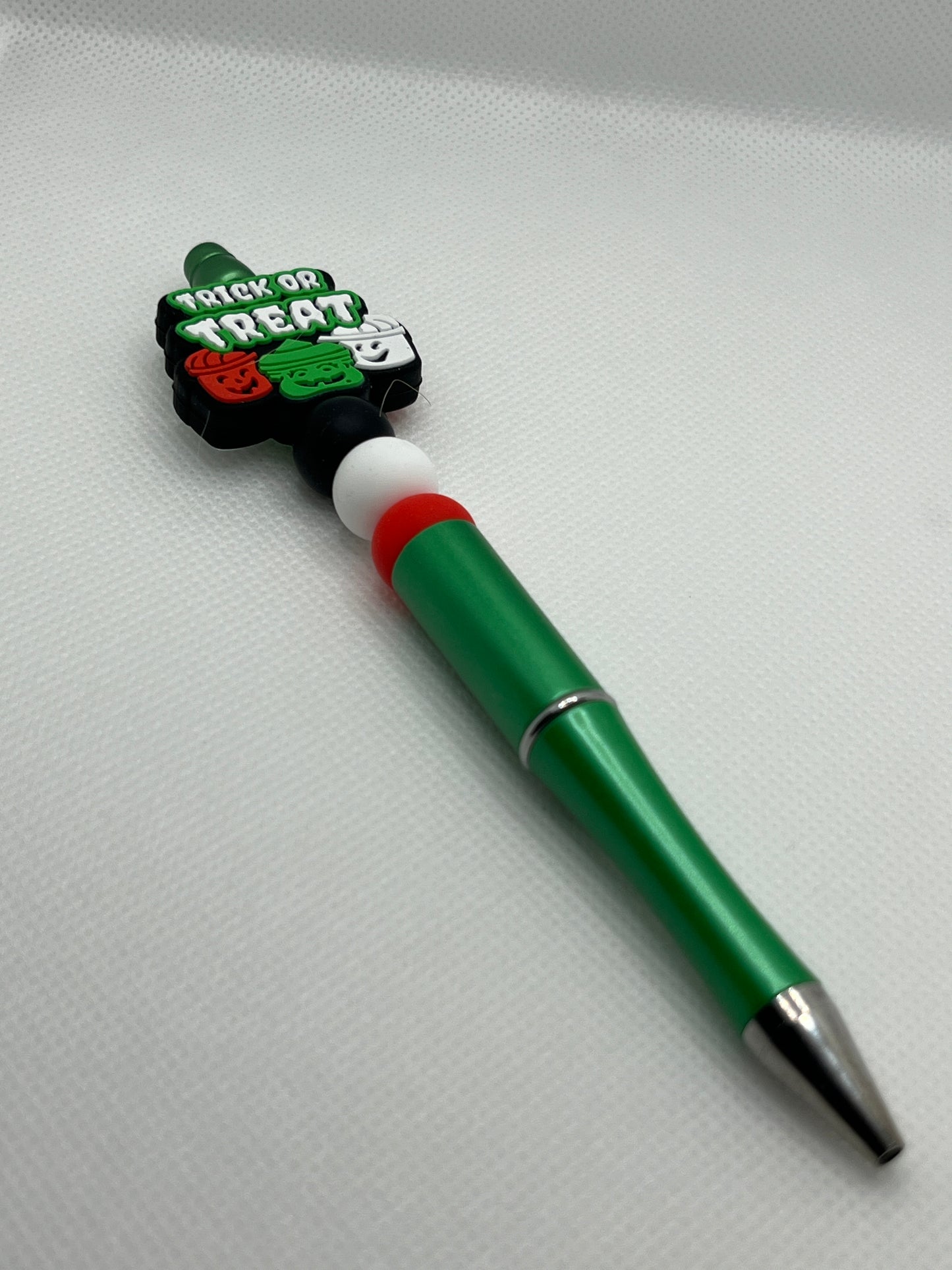 Silicone Beaded Pen with a focal bead topper