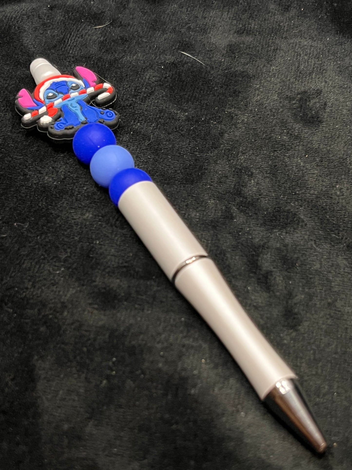 Silicone Beaded Pen with a focal bead topper