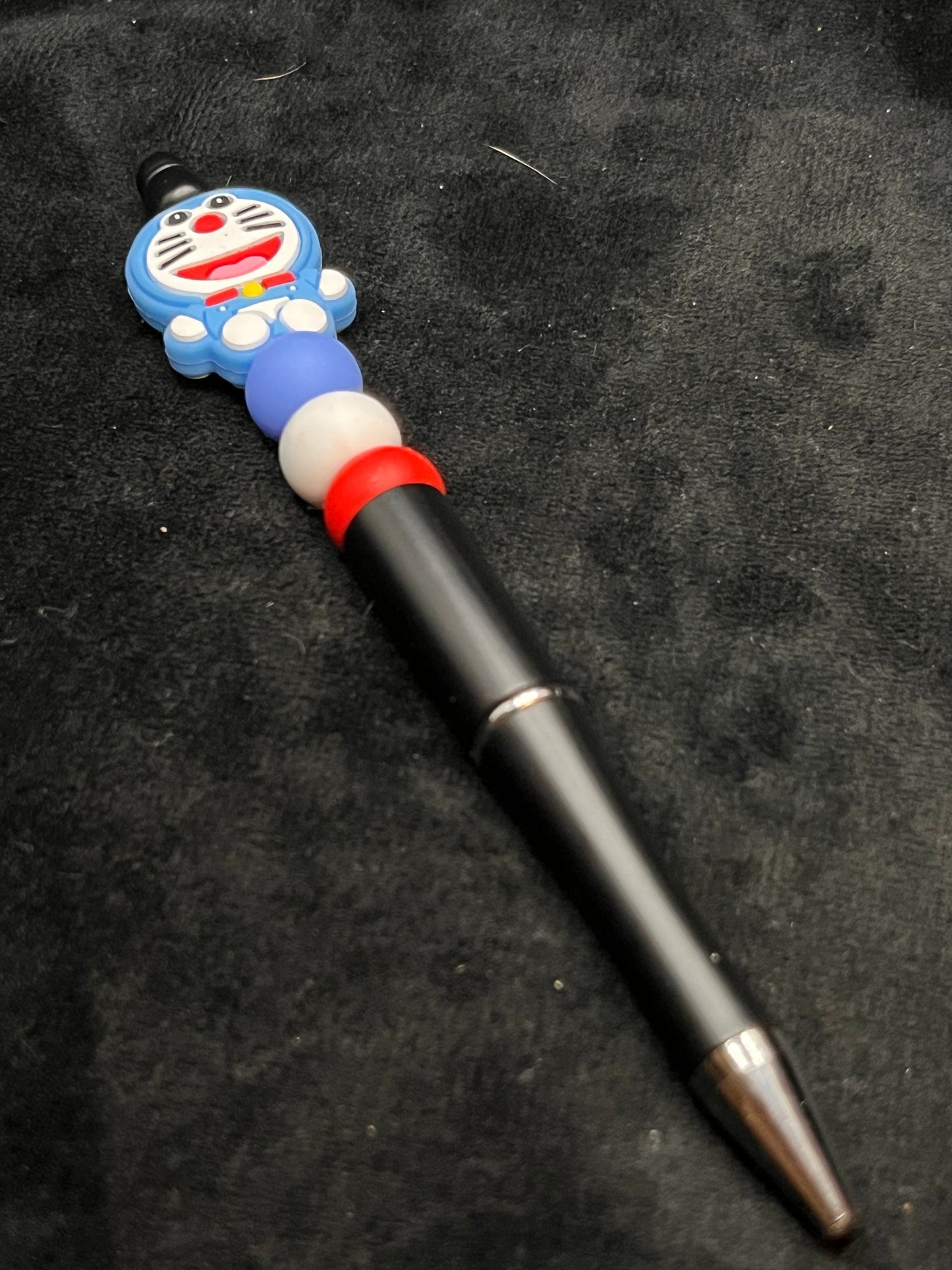 Silicone Beaded Pen with a focal bead topper