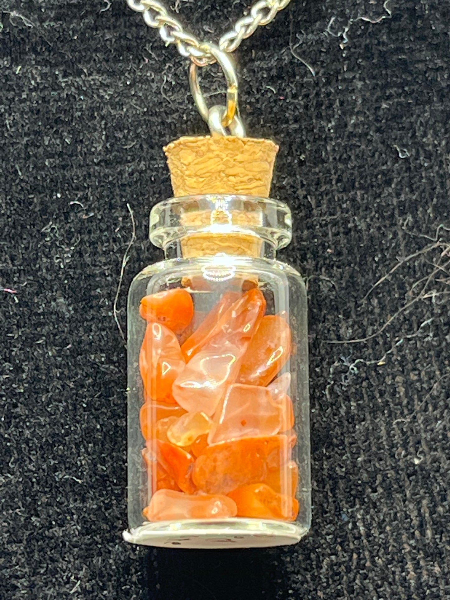 Fairy Jar Gemstone Necklaces