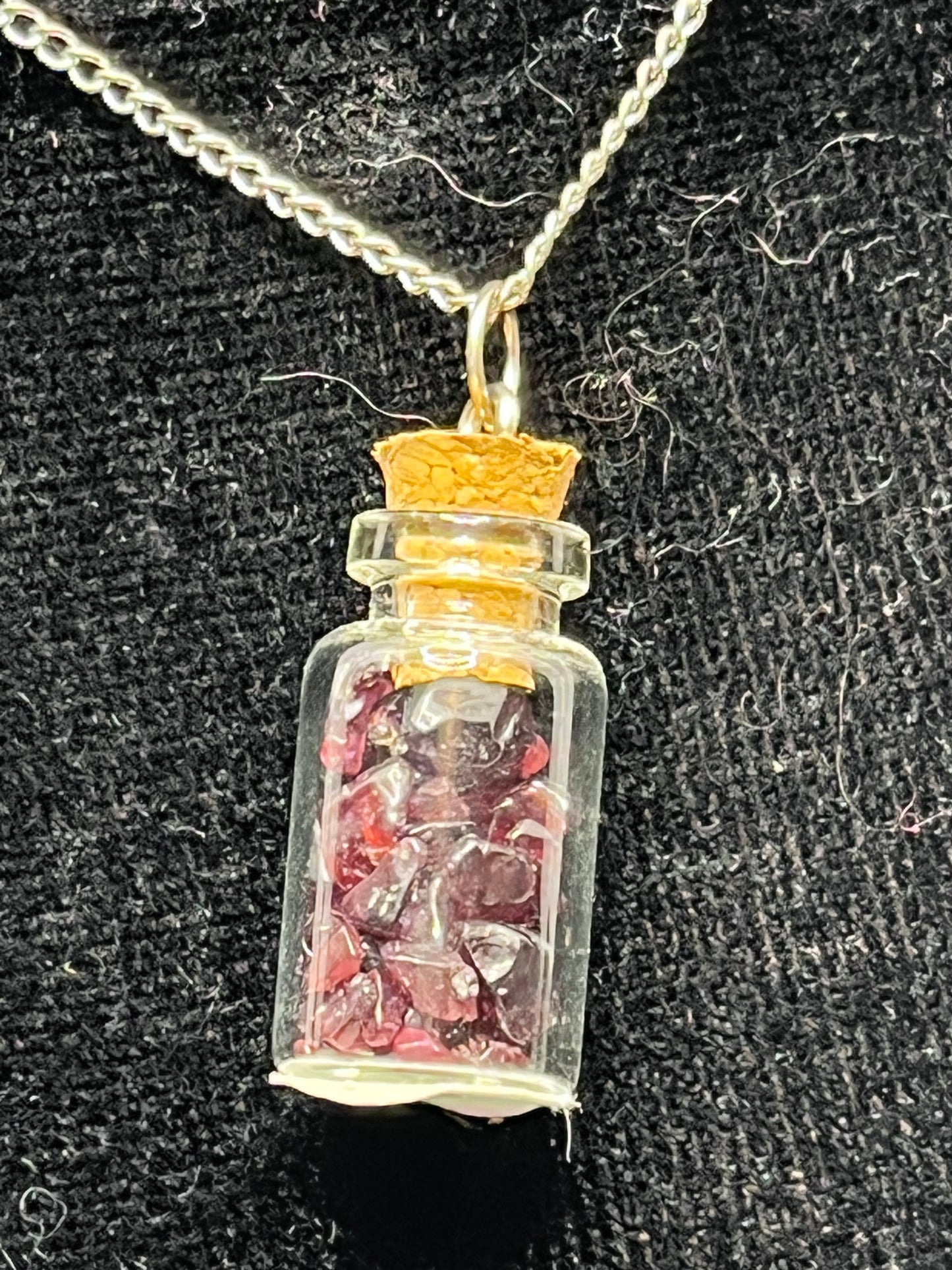 Fairy Jar Gemstone Necklaces