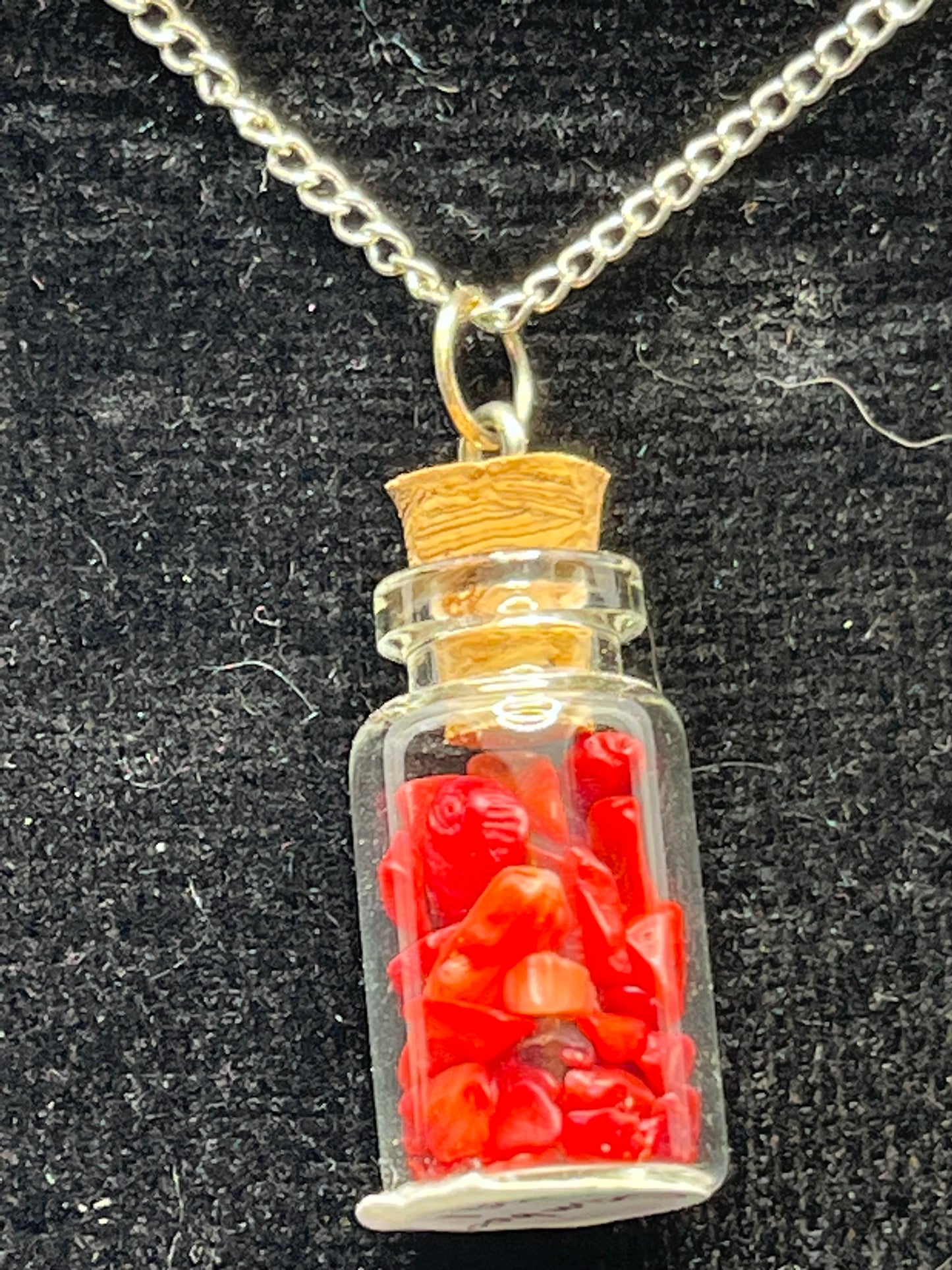 Fairy Jar Gemstone Necklaces