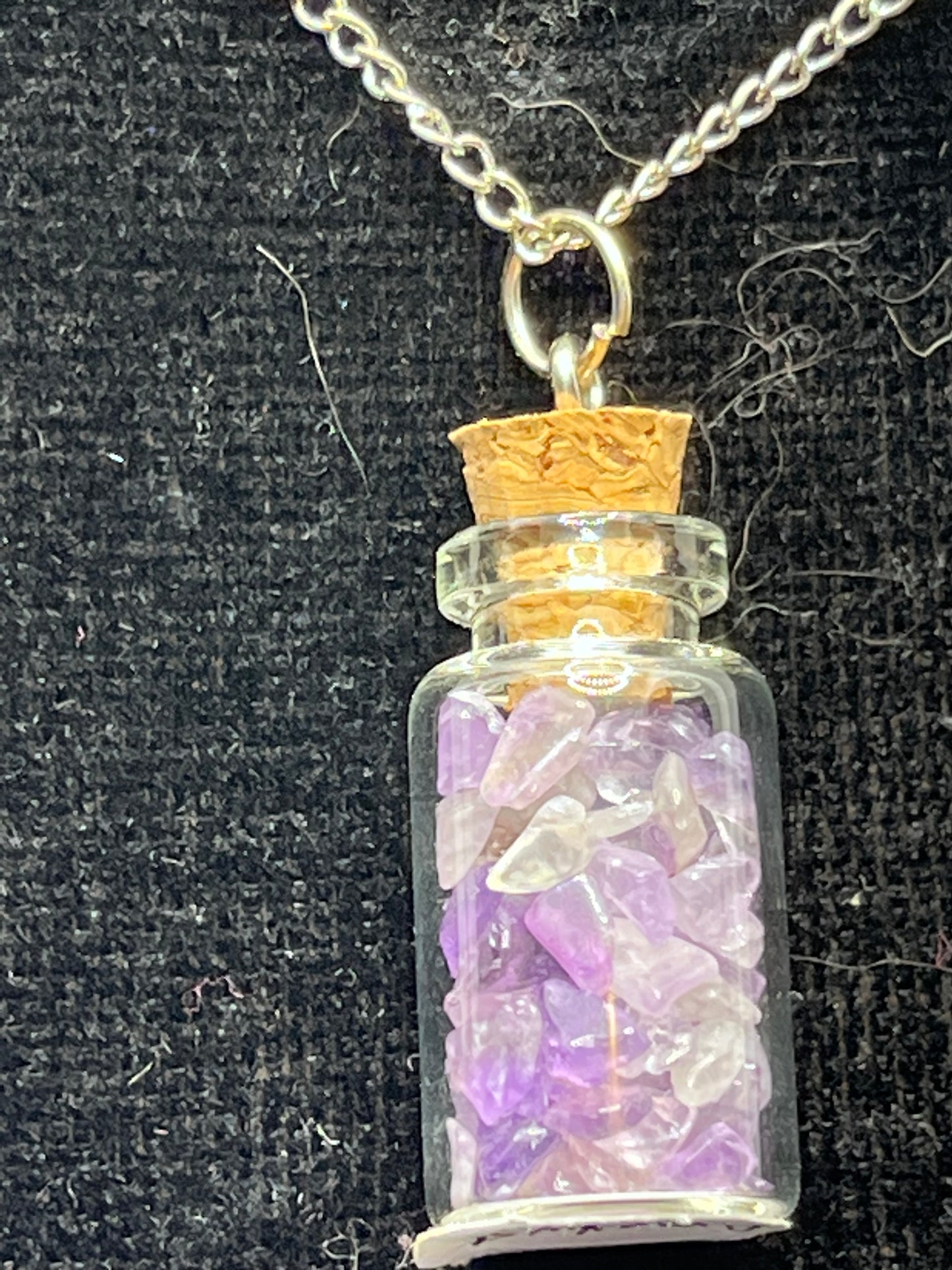 Fairy Jar Gemstone Necklaces