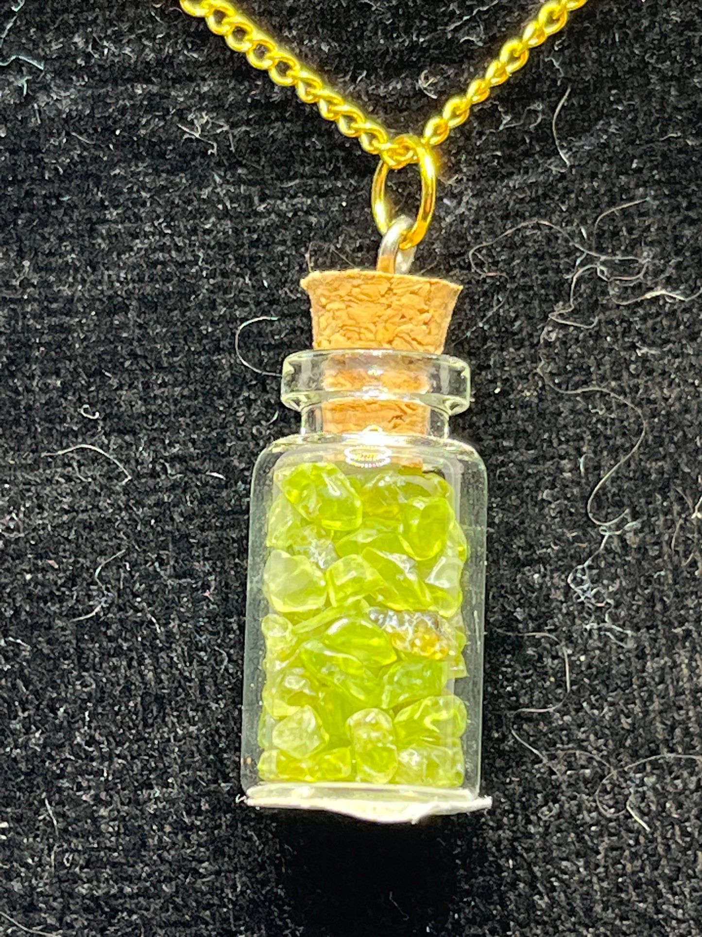 Fairy Jar Gemstone Necklaces