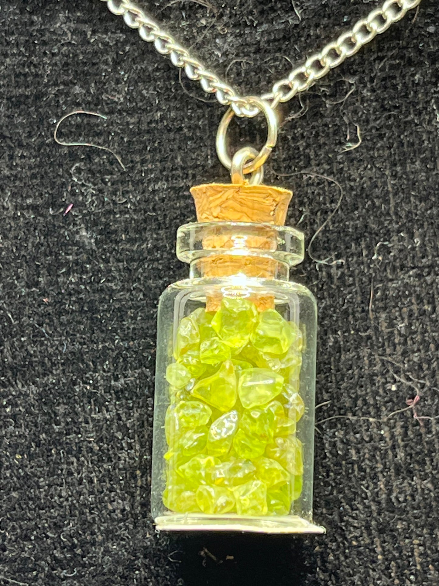 Fairy Jar Gemstone Necklaces