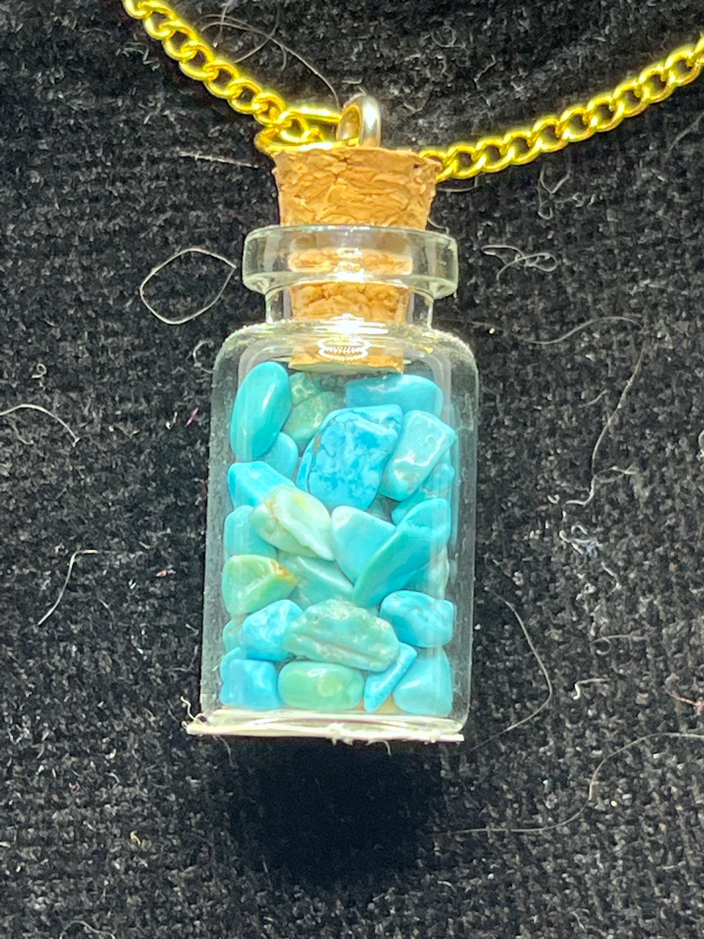 Fairy Jar Gemstone Necklaces