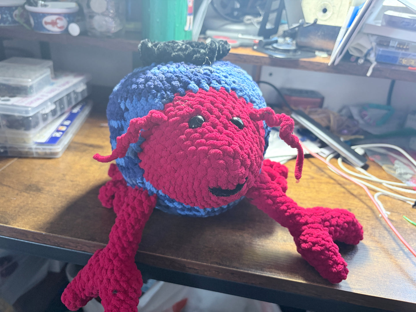 Larry the Lobster-berry - crochet