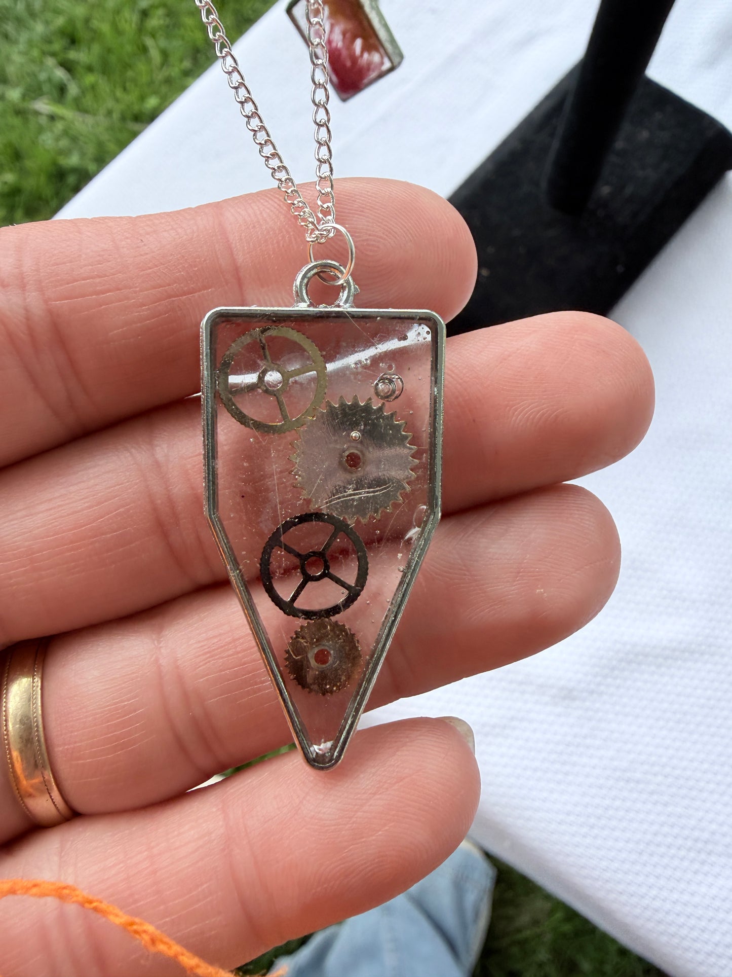 18" Resin Bezel Necklace
