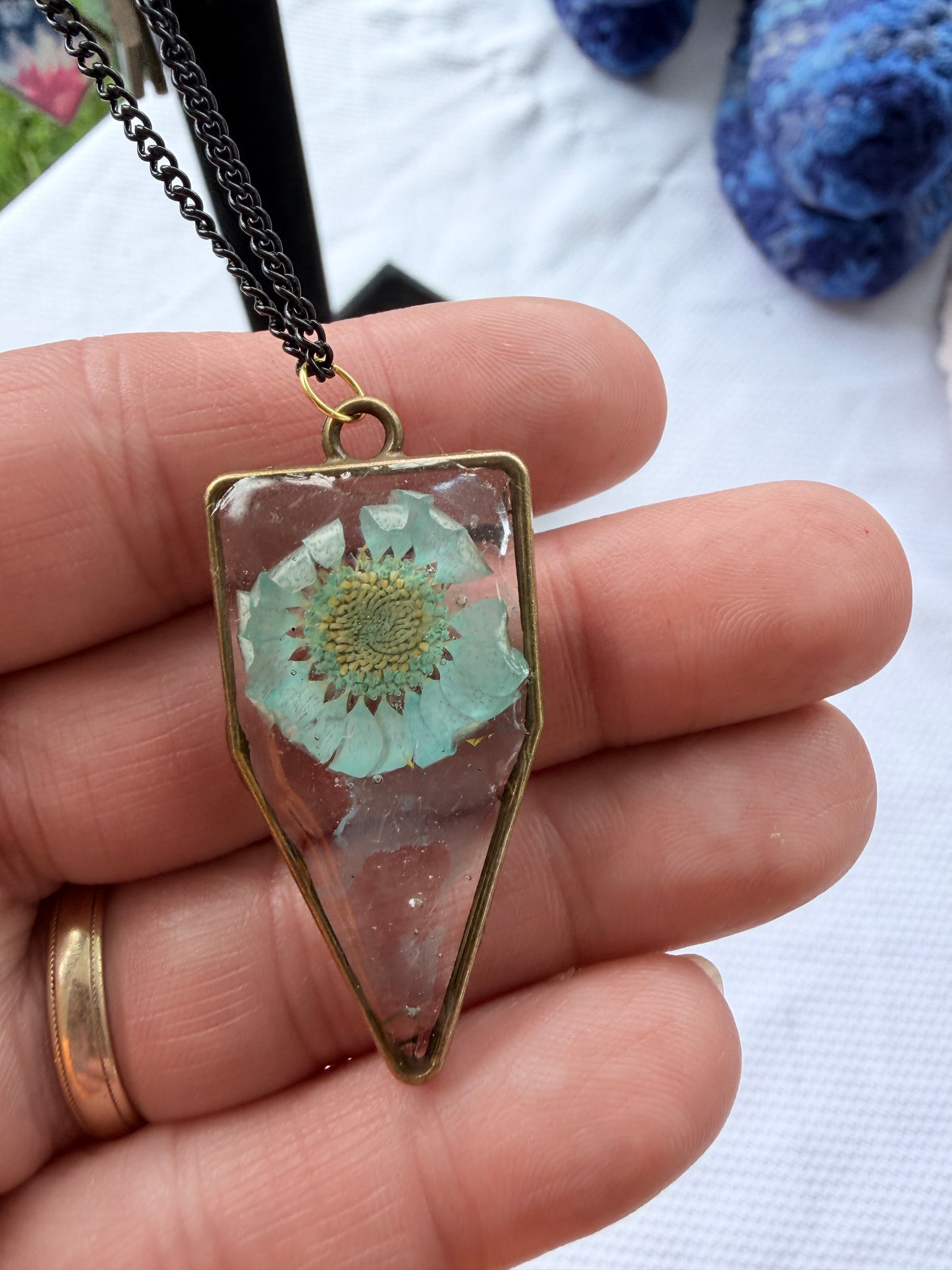 18" Resin Bezel Necklace