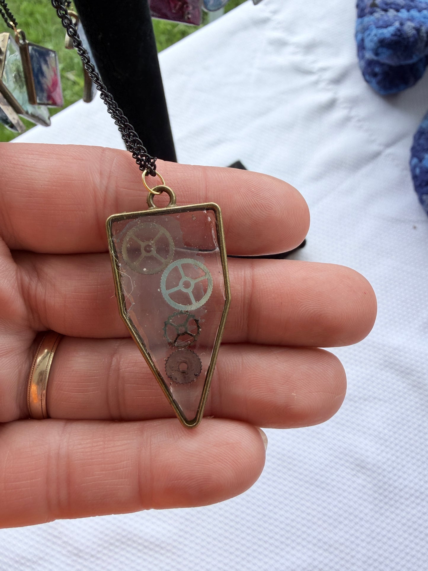 18" Resin Bezel Necklace