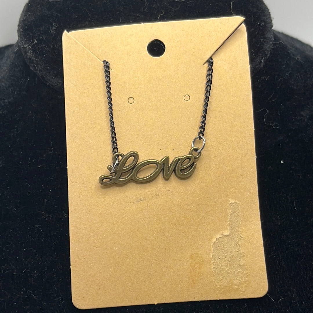 Word Charm Necklace