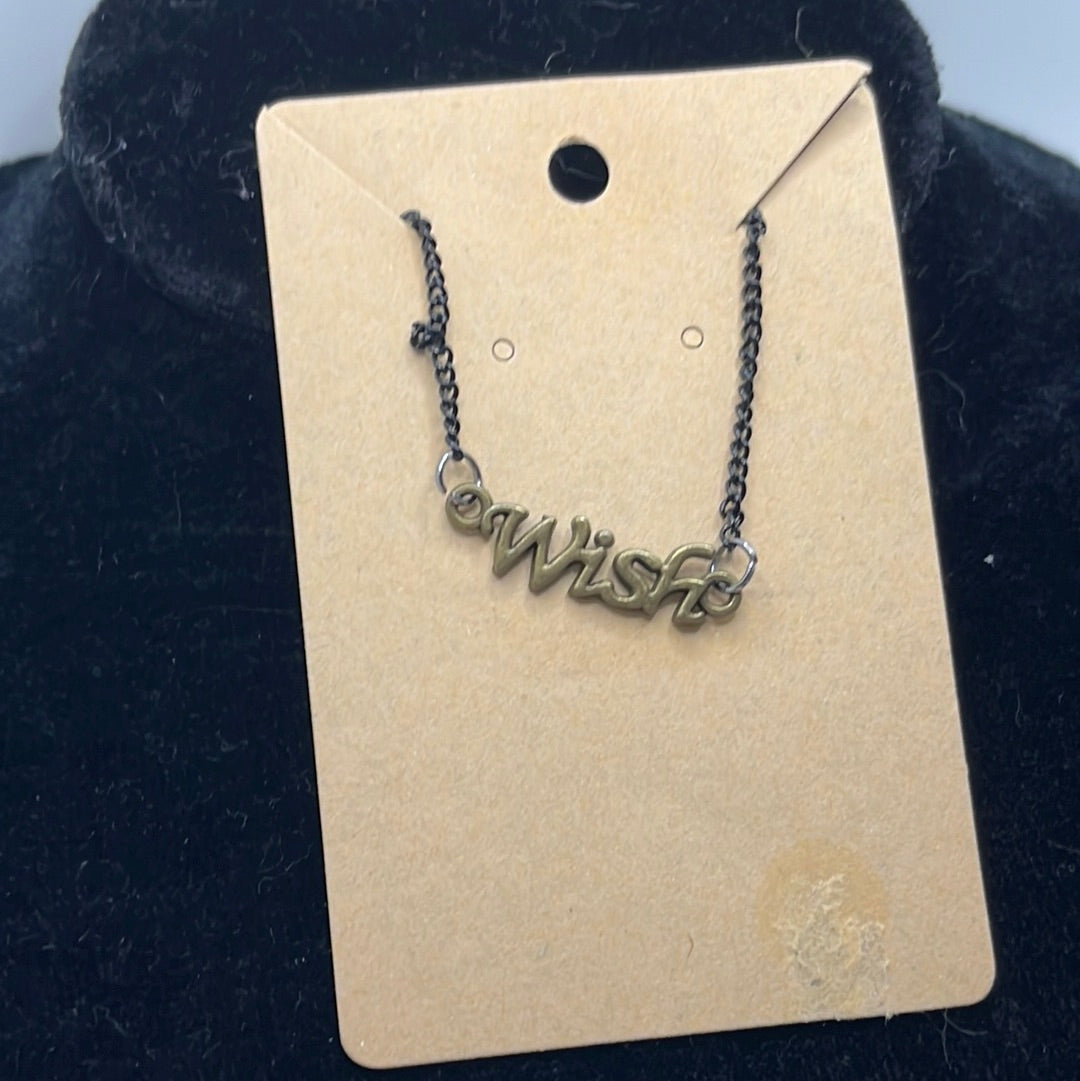 Word Charm Necklace