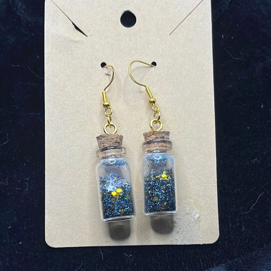 Fairy Jar dangle earring