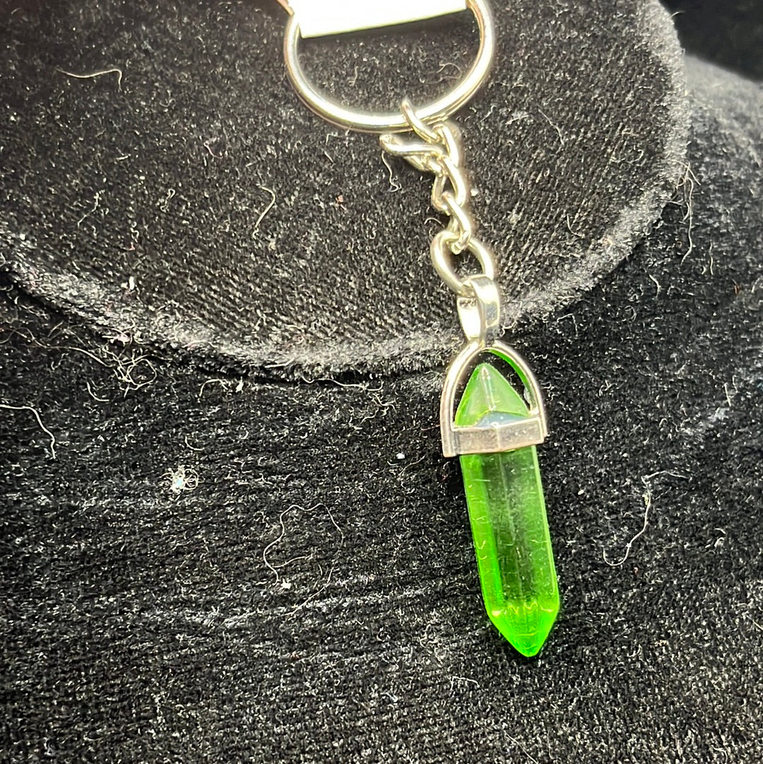 Silver Keychain with crystal