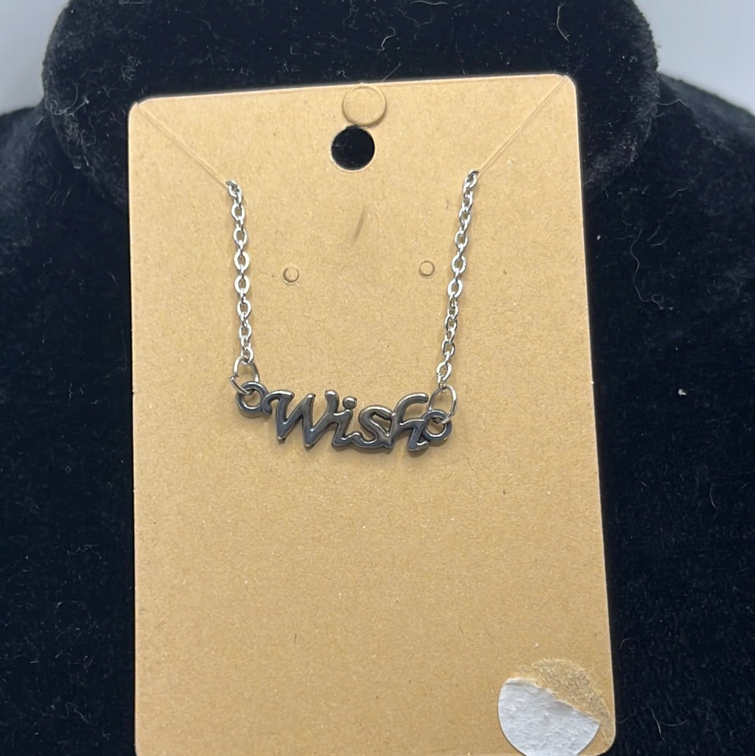 Word Charm Necklace