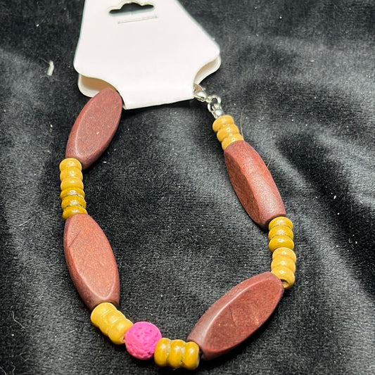 Wooden Beaded Bracelet