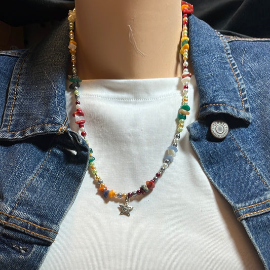 Multicolored Beaded Necklace