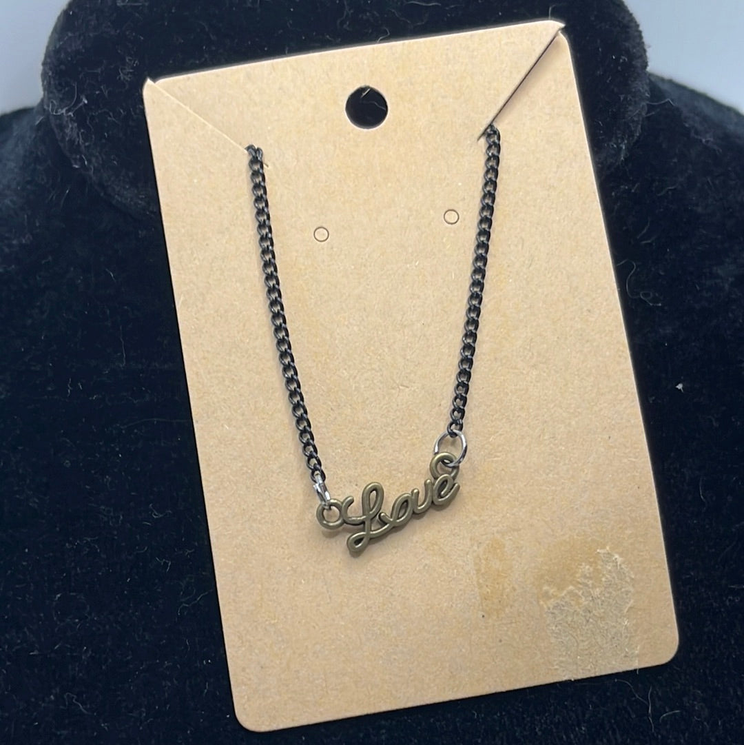 Word Charm Necklace